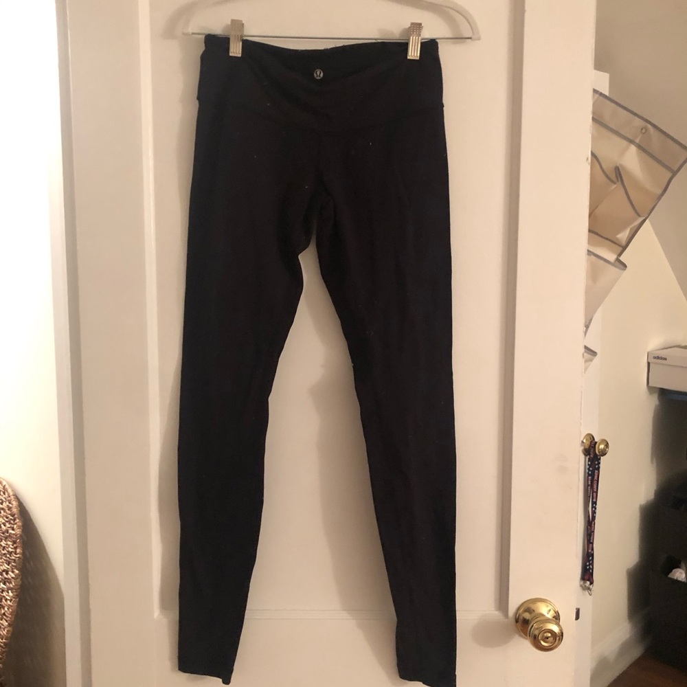 Lululemon thick black workout leggings